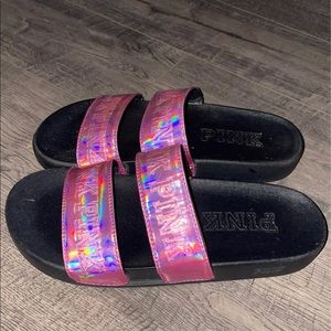 Pink Victoria’s Secret slides